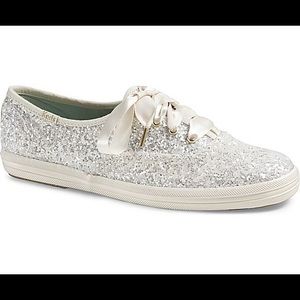 Women's Keds x kate spade new york Champion Cream Glitter Size 8
